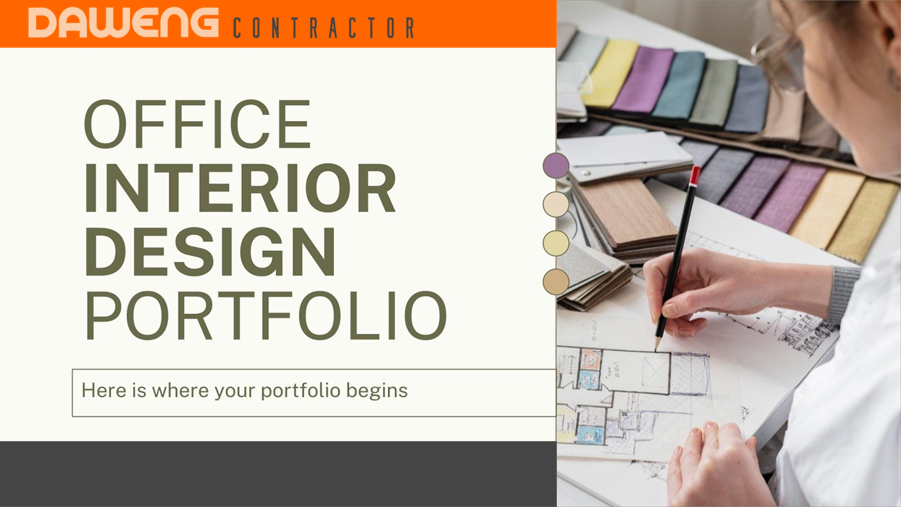 Portfolio desain interior kantor DAWENG CONTRACTOR